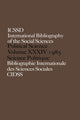 Book cover of: IBSS: Political Science: 1985 Volume 34. By: International C