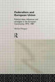 Book cover of: Federalism and European Union