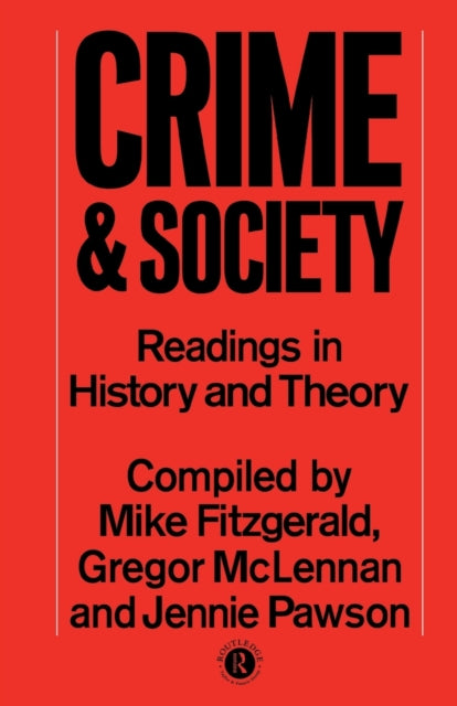 Book cover of: Crime and Society. By: Mike Fitzgerald
