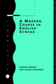 Book cover of: Modern Course in English Syntax. By: Lilian Haegeman
