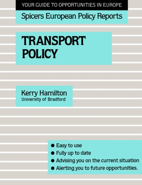 Book cover of: Transport Policy