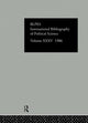 Book cover of: IBSS: Political Science: 1986 Volume 35. By: International C