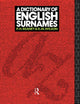 Book cover of: Dictionary of English Surnames