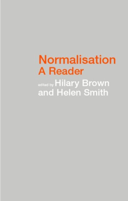 Book cover of: Normalisation. By: Hilary Brown: H