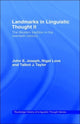 Book cover of: Landmarks in Linguistic Thought Volume II
