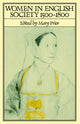 Book cover of: Women in English Society, 1500-1800