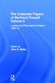 Book cover of: Collected Papers of Bertrand Russell, Volume 6. By: John G. Slater