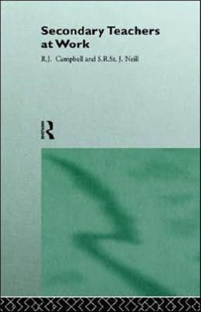 Book cover of: Secondary Teachers at Work