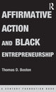 Book cover of: Affirmative Action and Black Entrepreneurship