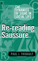 Book cover of: Re-reading Saussure. By: Paul J. Thibault