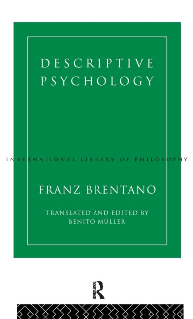 Book cover of: Descriptive Psychology