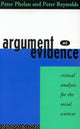 Book cover of: Argument and Evidence. By: Peter Phelan