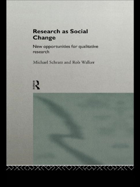 Book cover of: Research as Social Change