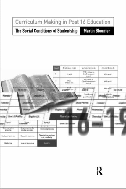 Book cover of: Curriculum Making in Post-16 Education