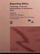 Book cover of: Exporting Africa. By: Sam Wangwe