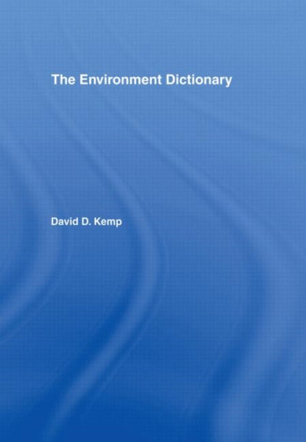 Book cover of: Environment Dictionary