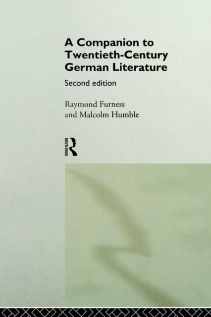 Book cover of: Companion to Twentieth-Century German Literature