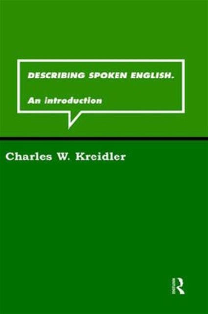 Book cover of: Describing Spoken English