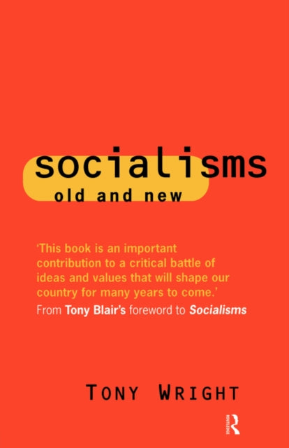 Book cover of: Socialisms: Old and New. By: Tony Wright