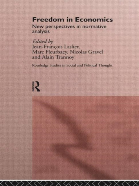 Book cover of: Freedom in Economics. By: J. Laslier
