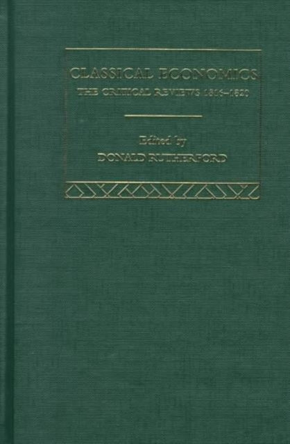 Book cover of: Classical Economics II. By: D. Rutherford