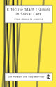 Book cover of: Effective Staff Training in Social Care. By: Jan Horwath