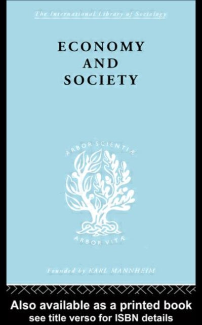 Book cover of: Economy and Society. By: T. Parsons