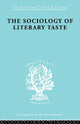 Book cover of: Sociology Lit Taste Ils 90. By: Levin L. Schucking