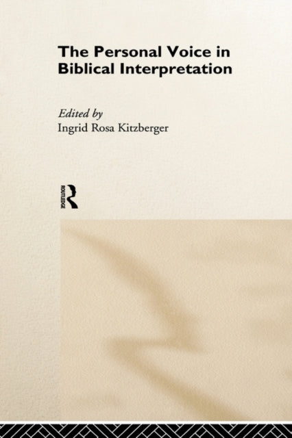 Book cover of: Personal Voice in Biblical Interpretation