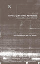 Book cover of: Topics, Questions, Key Words. By: Pe Hachenburger