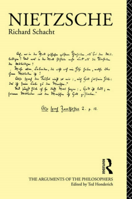 Book cover of: Nietzsche. By: Schact