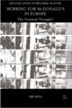 Book cover of: Working for McDonald's in Europe. By: Tony Royle
