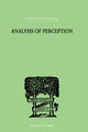 Book cover of: Analysis Of Perception. By: J R SMYTHIES