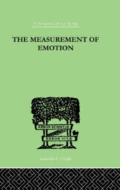 Book cover of: Measurement of Emotion. By: Whately Smith
