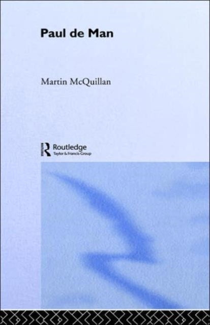 Book cover of: Paul de Man