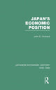Book cover of: Japans Econ Position V 7. By: John Orchard
