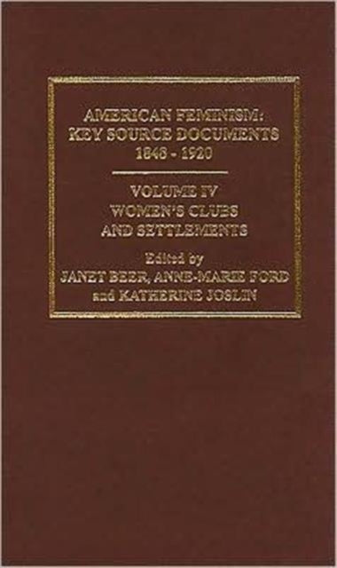 Book cover of: American Feminism. By: Janet Beer