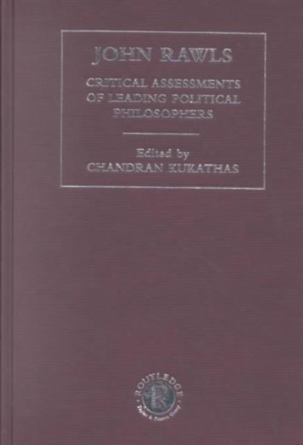 Book cover of: John Rawls. By: C. Kukathas