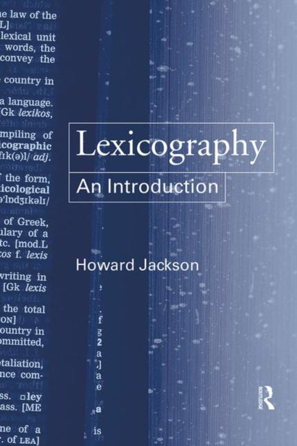 Book cover of: Lexicography
