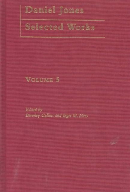 Book cover of: Daniel Jones, Selected Works: Volume V. By: Beverley Collins