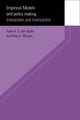 Book cover of: Empirical Models and Policy Making. By: Mary S. Morgan