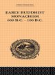 Book cover of: Early Buddhist Monachism. By: Sukumar Dutt