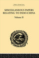Book cover of: Miscellaneous Papers Relating to Indo-China: Volume II. By: Rost, Reinhold