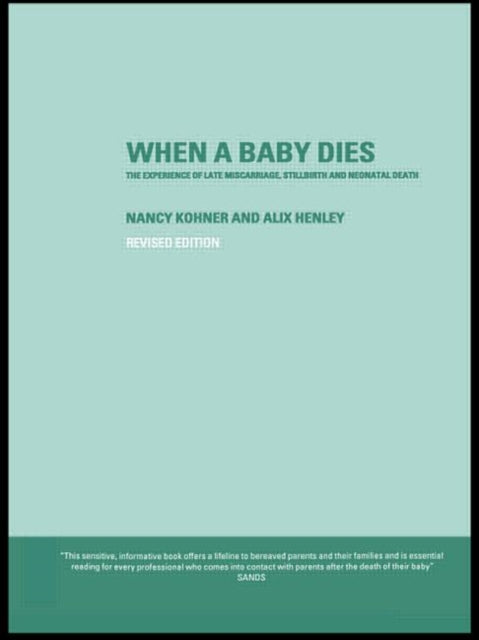 Book cover of: When A Baby Dies