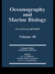 Book cover of: Oceanography and Marine Biology