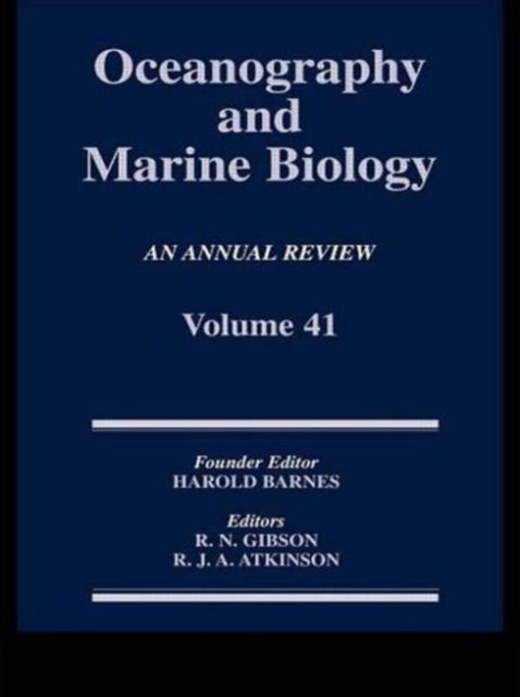 Book cover of: Oceanography and Marine Biology