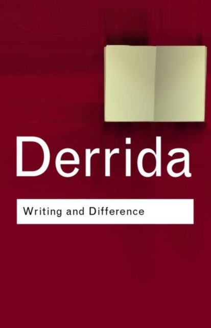 Book cover of: Writing and Difference. By: Jacques Derrida