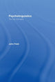 Book cover of: Psycholinguistics: The Key Concepts