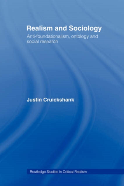 Book cover of: Realism and Sociology