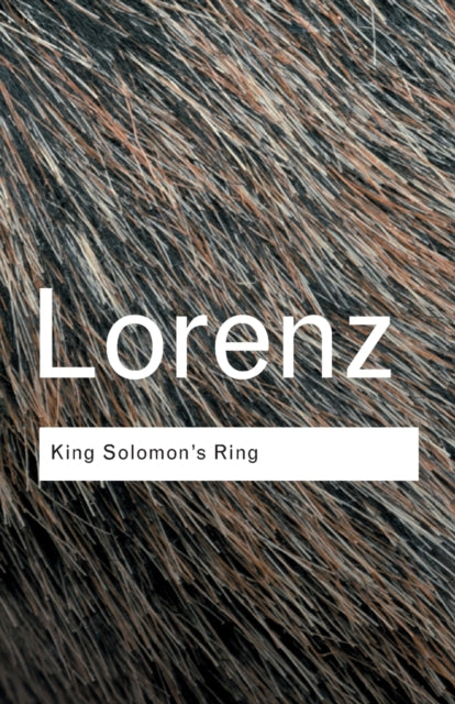 Book cover of: King Solomon's Ring. By: Konrad Lorenz